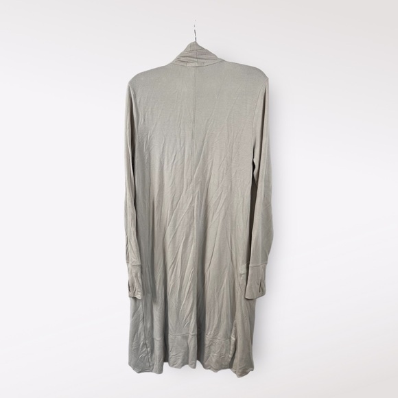 Athleta Pranayama Long Wrap Tencel Modal Spandex Abalone Gray Size Small/Petite - Picture 2 of 2